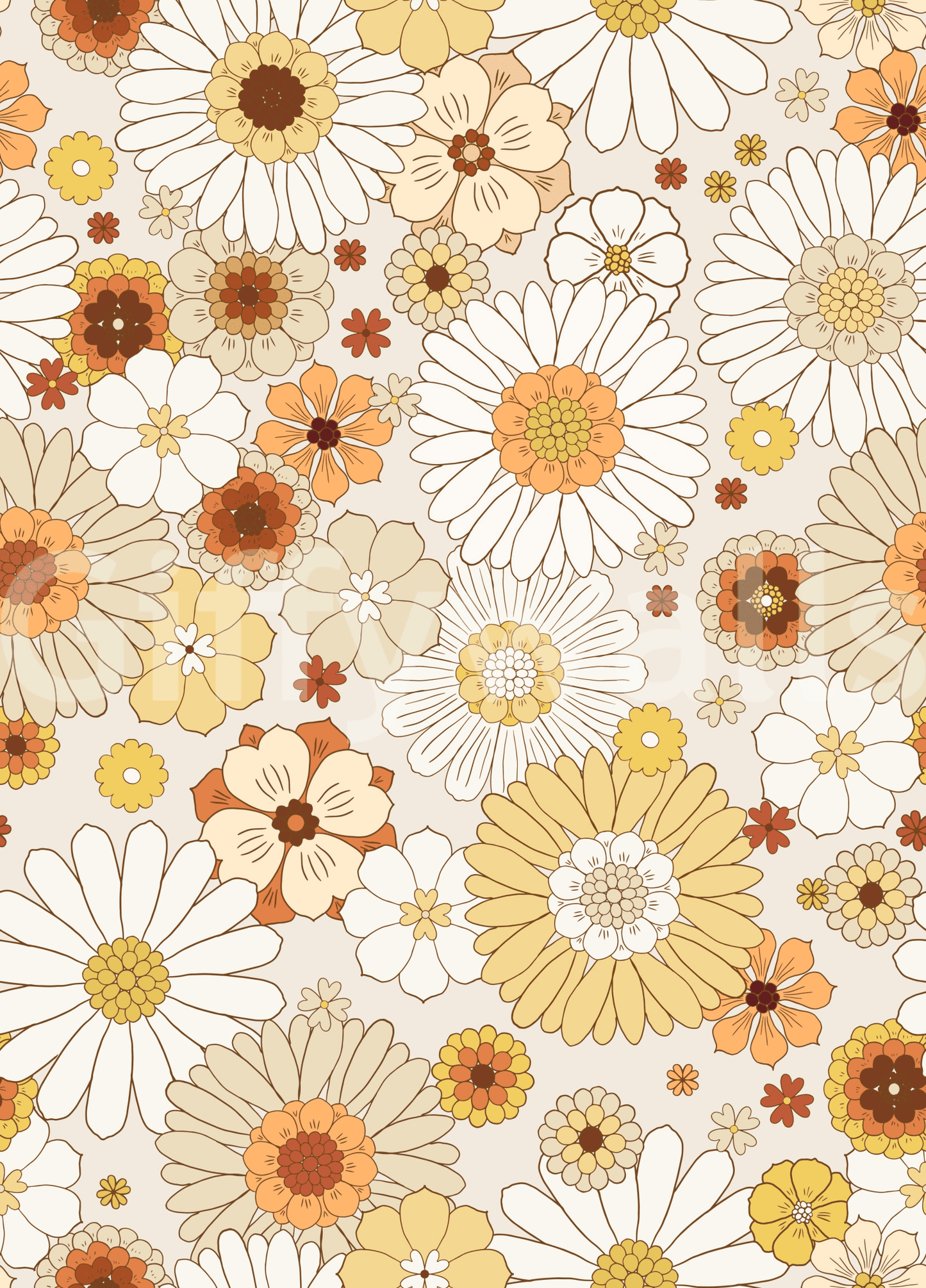 Captures the essence of the "flower power" era.