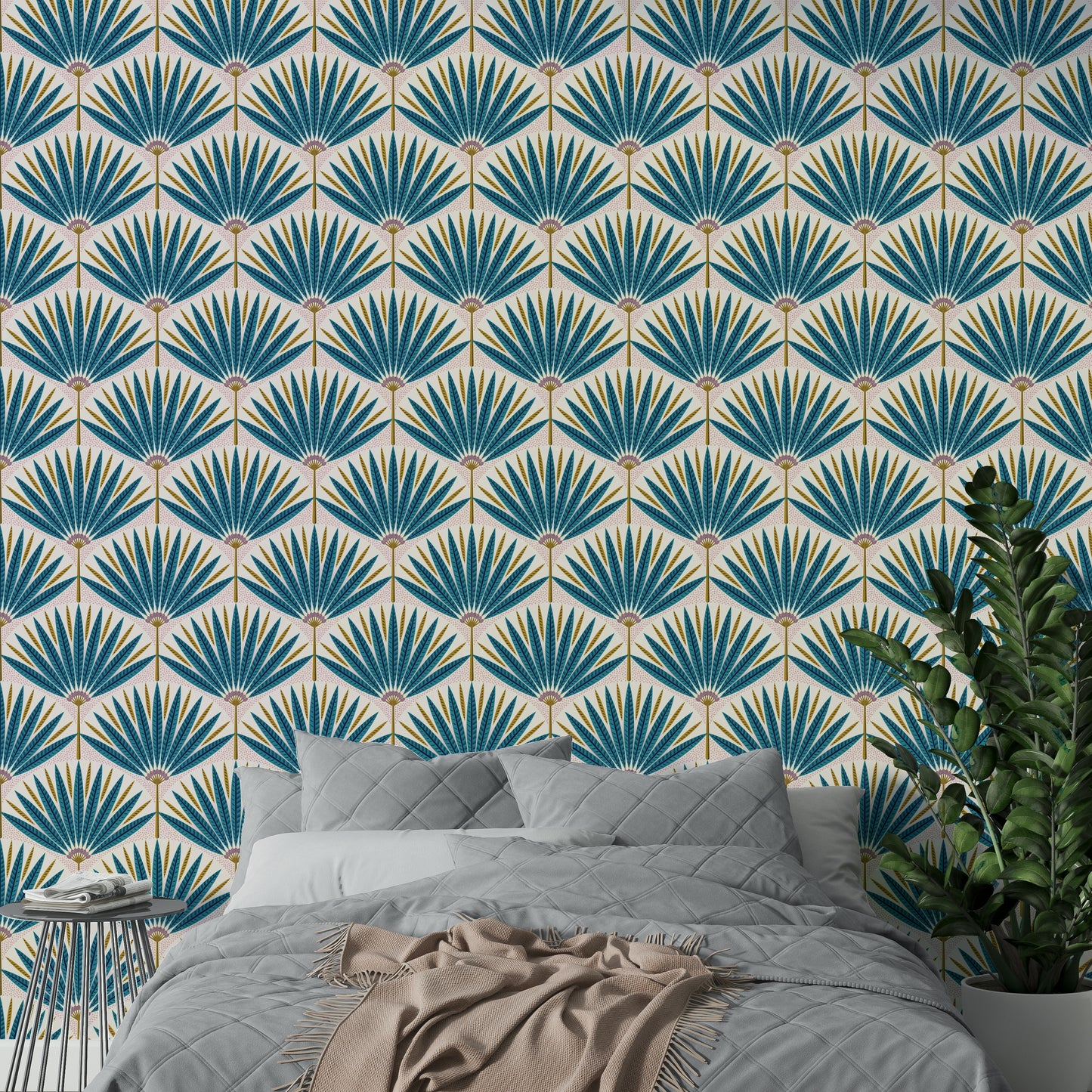 Vibrant tropical wallpaper perfect for feature walls