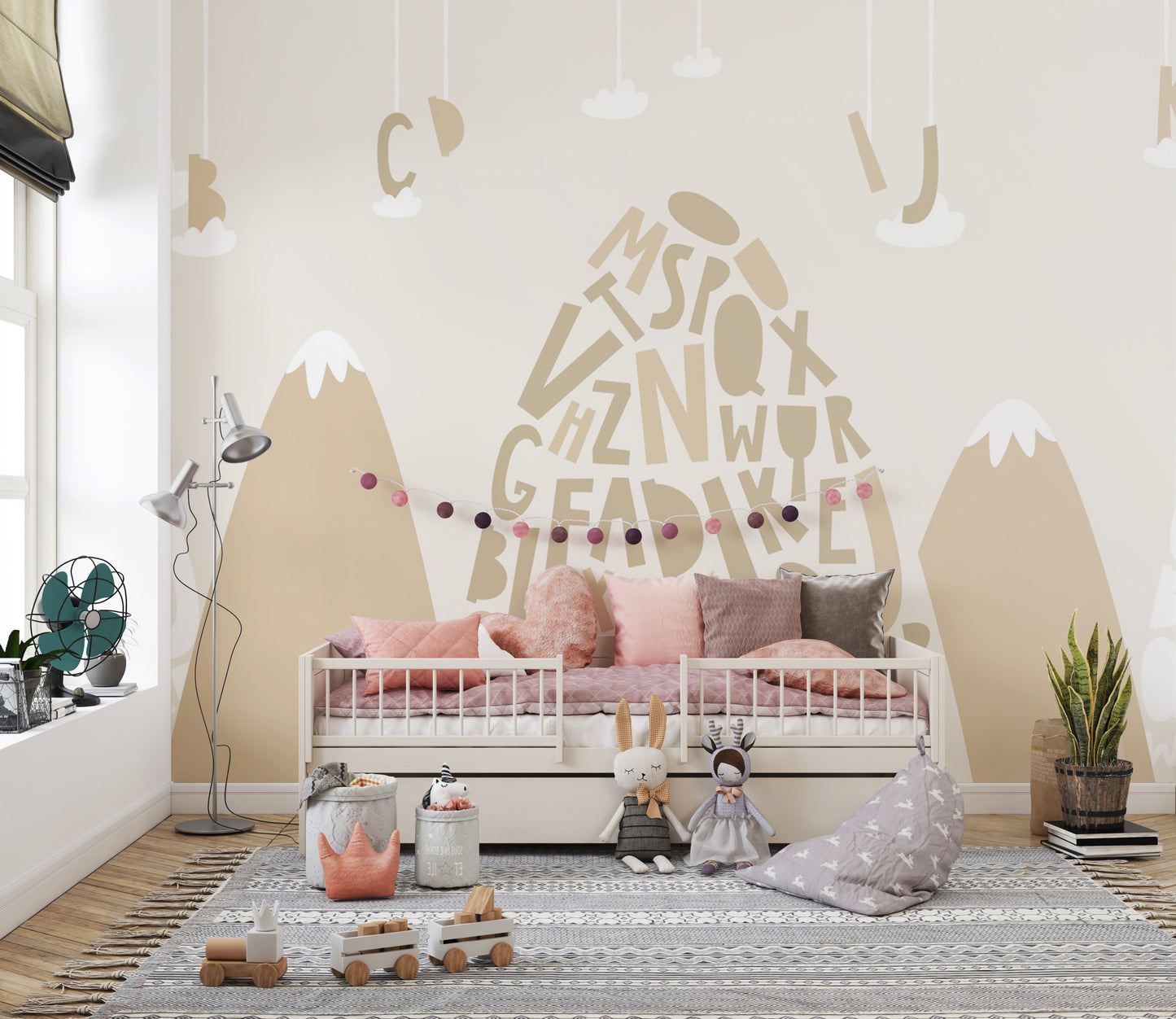 Alphabet adventure mountain wallpaper