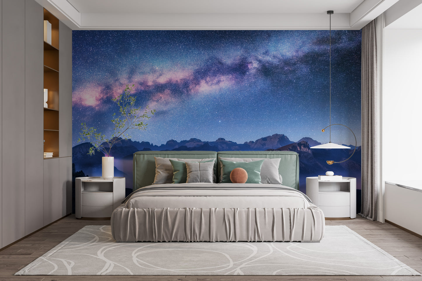 Snowy Alps wall decor for tranquil spaces