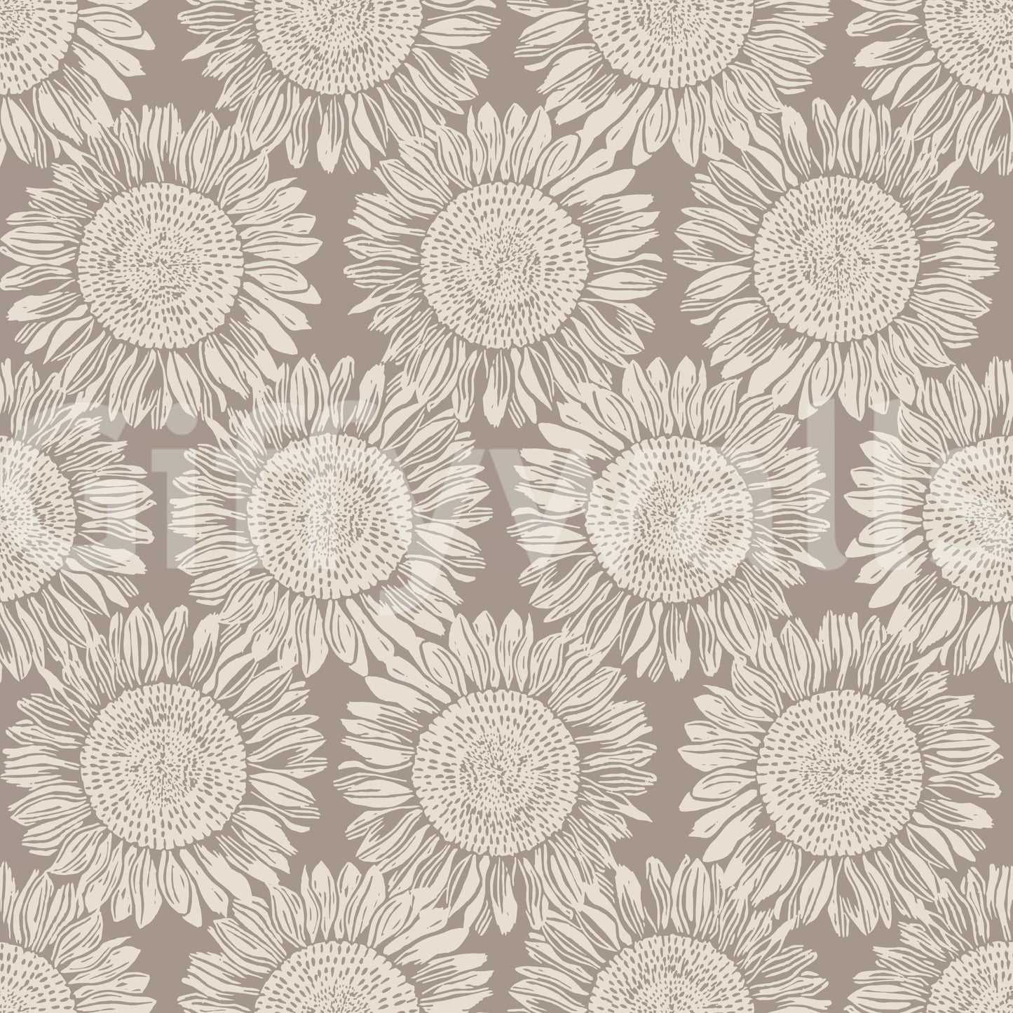 Wallpaper with a gentle floral print