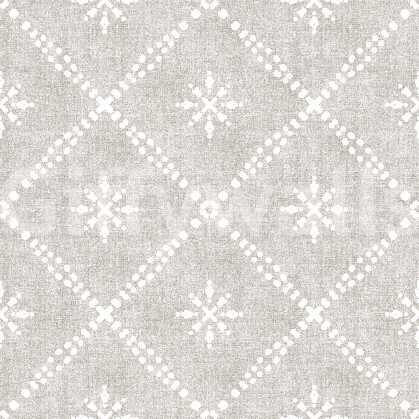 Boho Dotted Lattice Grunge Neutral Wallpaper