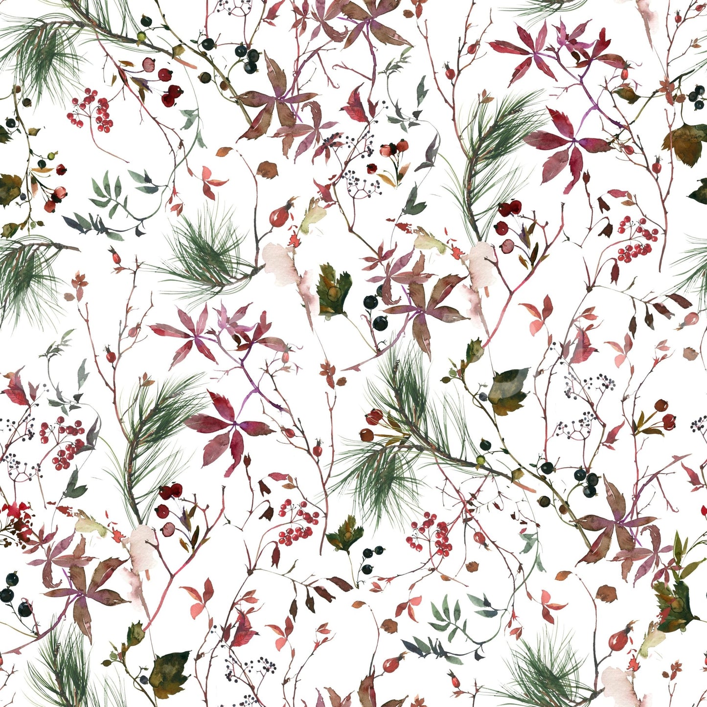Botanical Winter By Uta Naumann Wallpaper