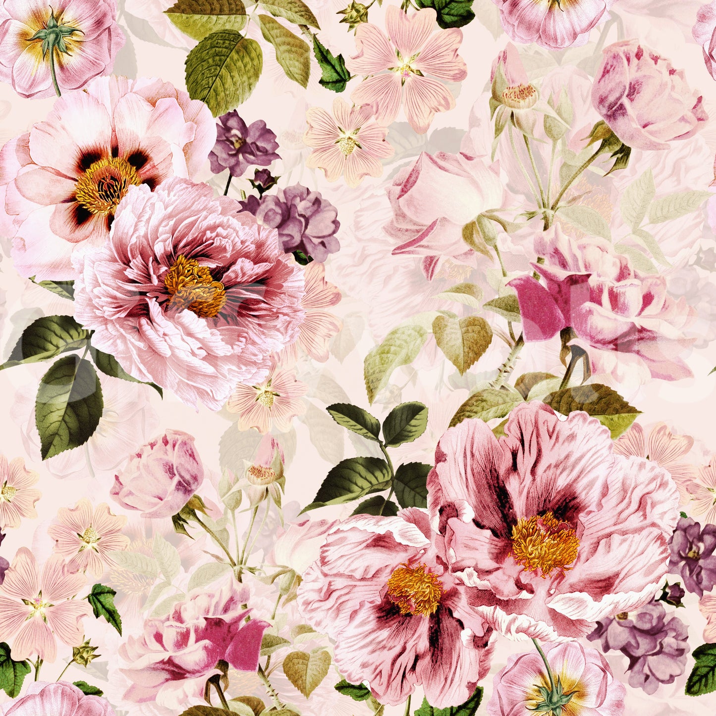 Grandmillennial Dramatic Glamour Heritage Gothic Dark Moody Florals 1 Wallpaper