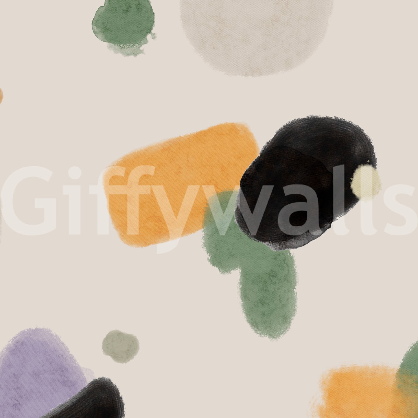 Clam Tone Composition Wall Mural