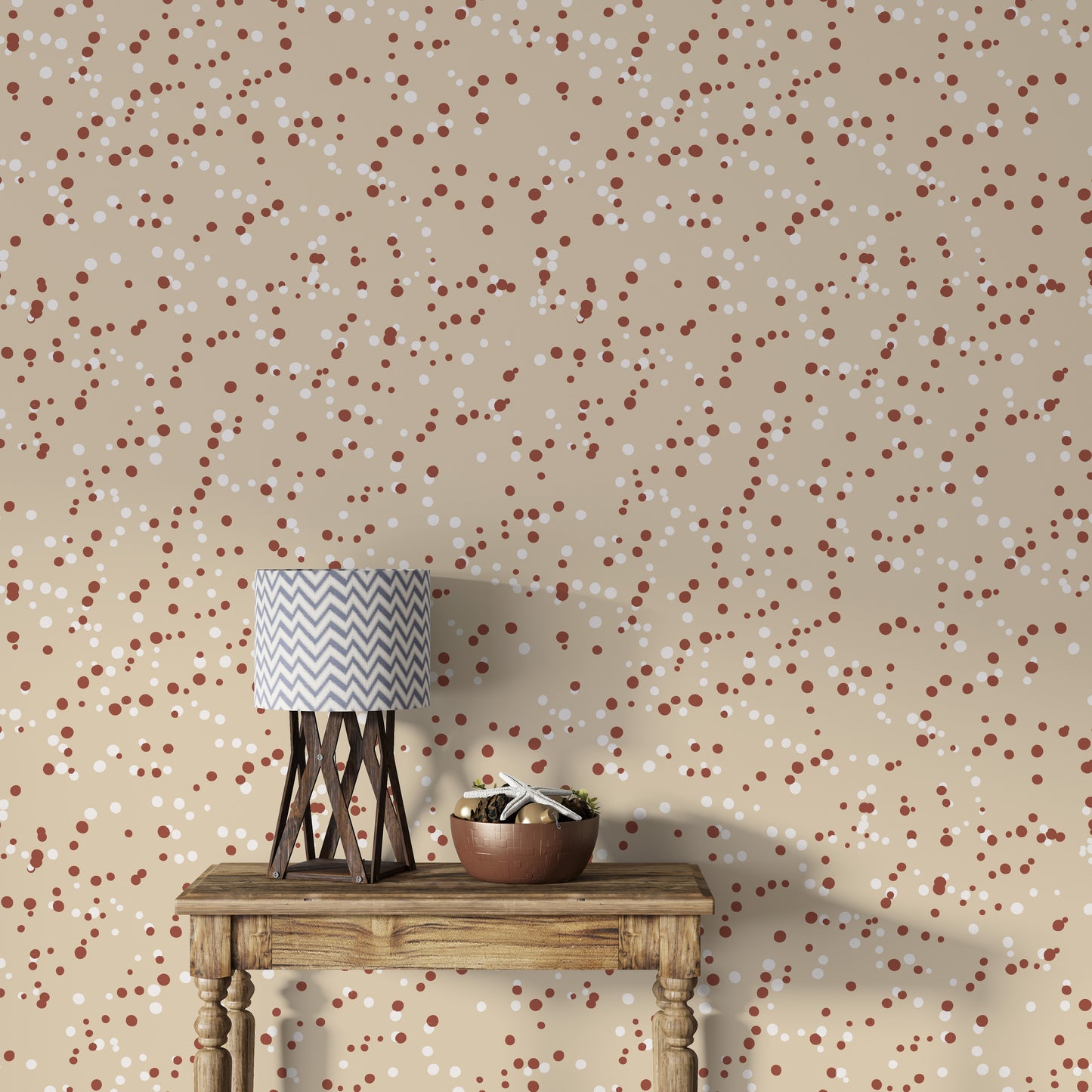 Cozy Cream Polka Dots