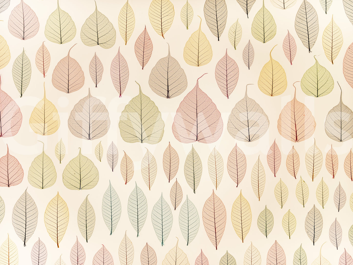 The wallpaper features a subtle, delicate pattern.