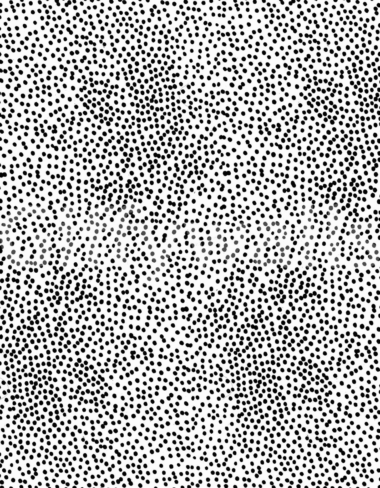 Abstract dot composition with varying sizes and colors, Dotted Delight mural