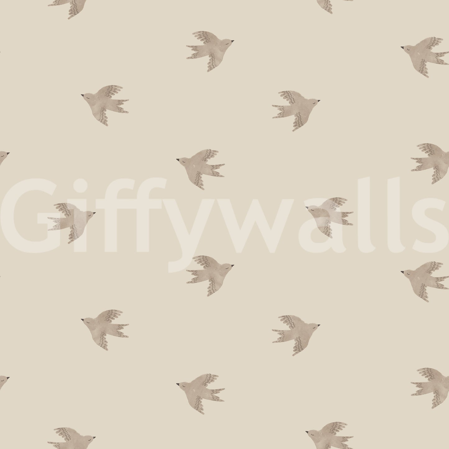 Dreamy Birds Summer Sand Wallpaper