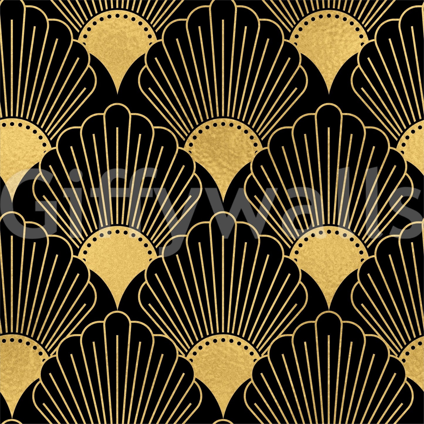 wallpaper with a vintage glam feel