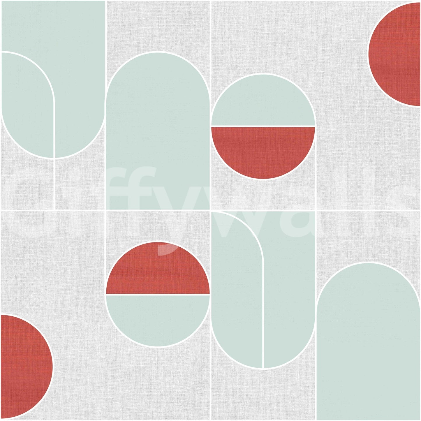 Wallpaper with structured layout and calming rhythm