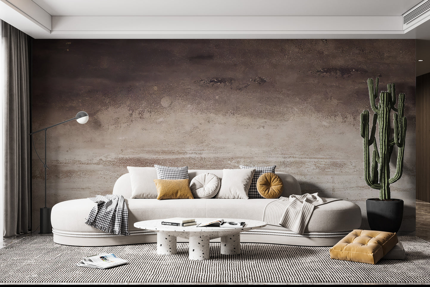 Earthy gradient wallpaper for homes