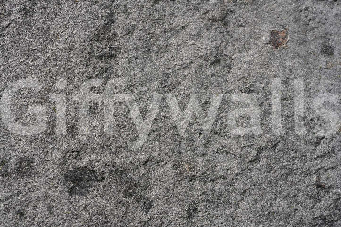 Granite Gray wallpaper mural close-up showing the mottled dark grey granite stone pattern detail