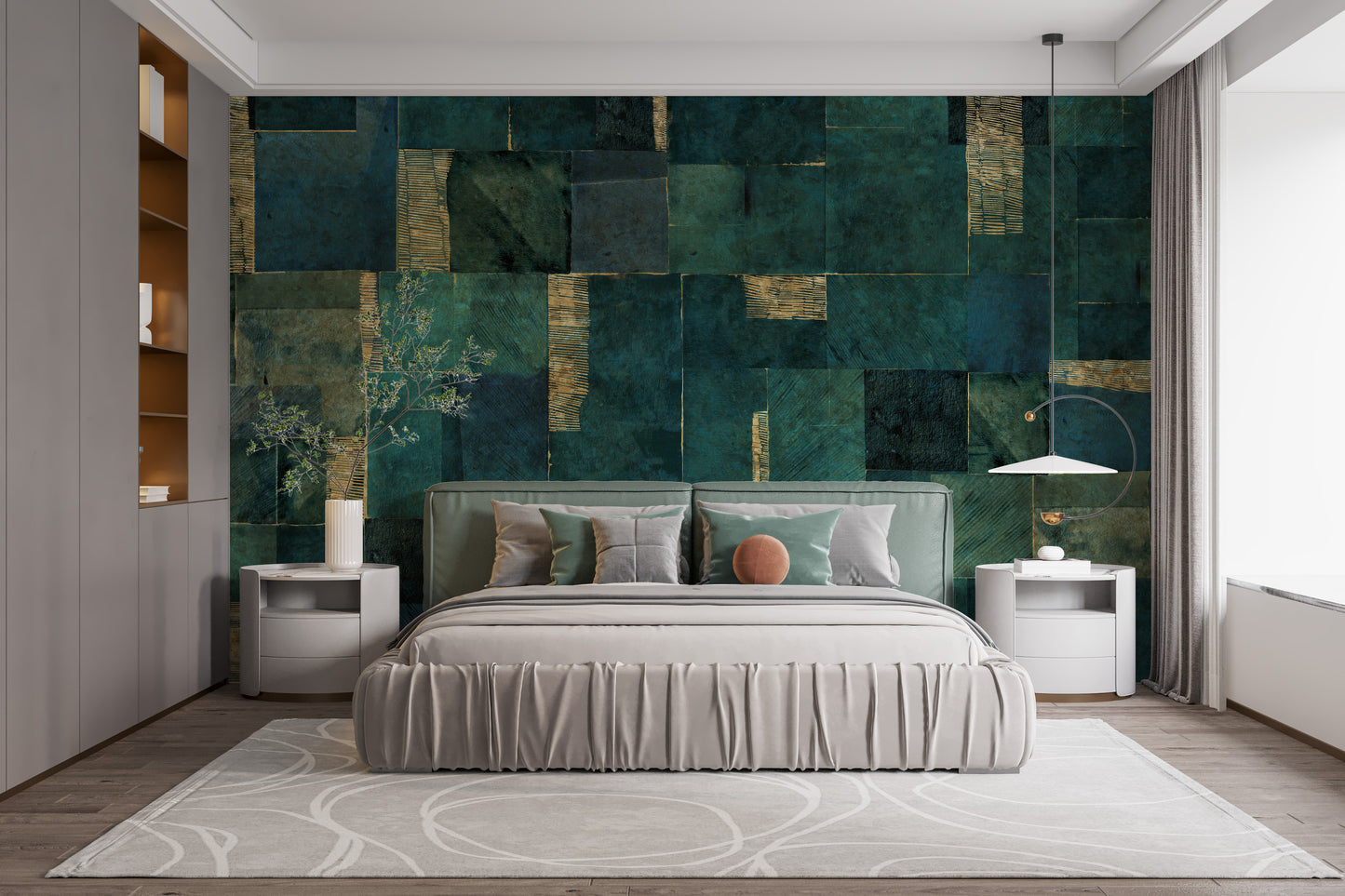 modern geometric design wallpaper