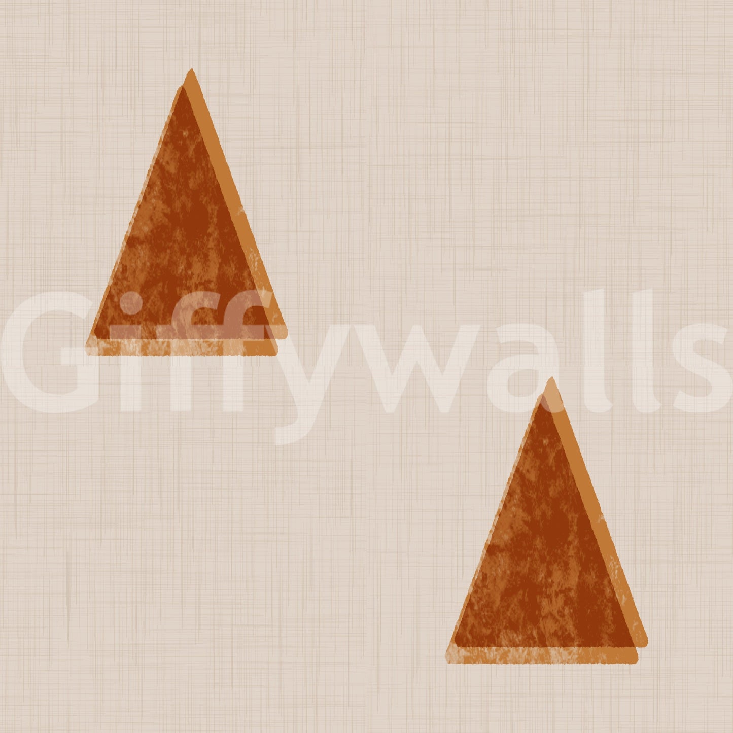 A high-quality serene geometric wall mural for walls.