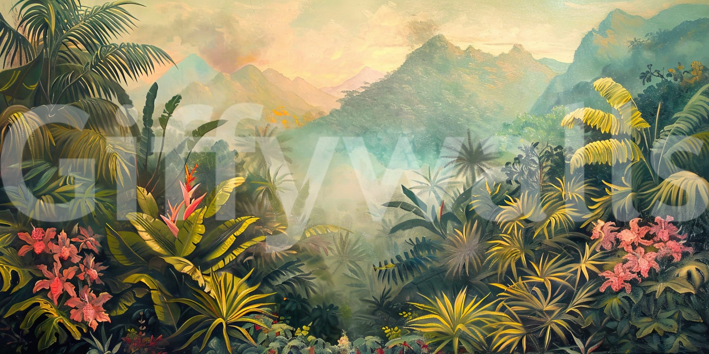 Wall decor evoking wild, untamed beauty.