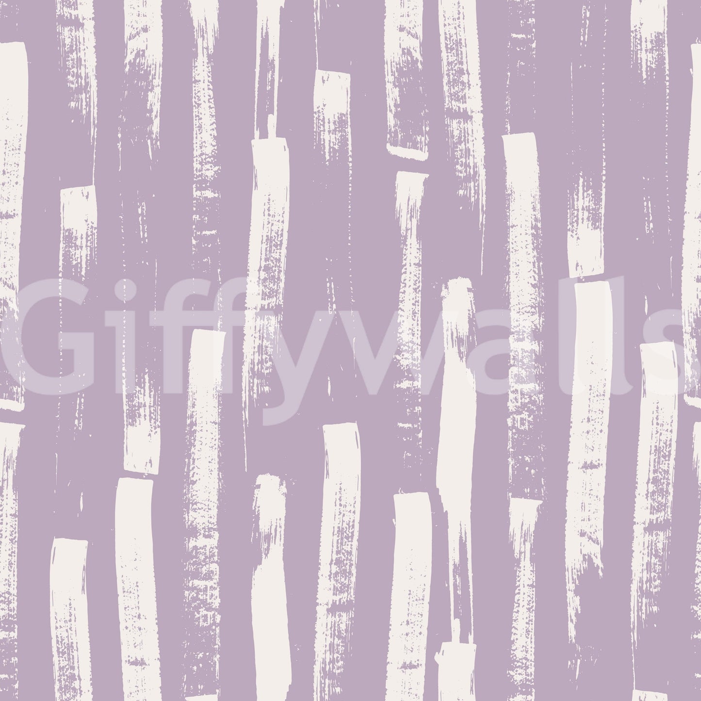 Simple brushstroke wall decor