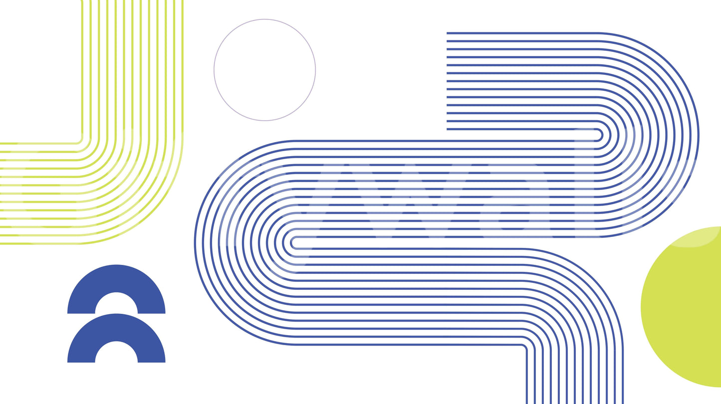 Minimalist Bauhaus Flow Wall Mural