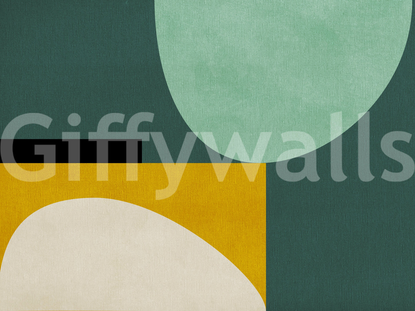 Minimalist Curves Wall Mural - 2858615