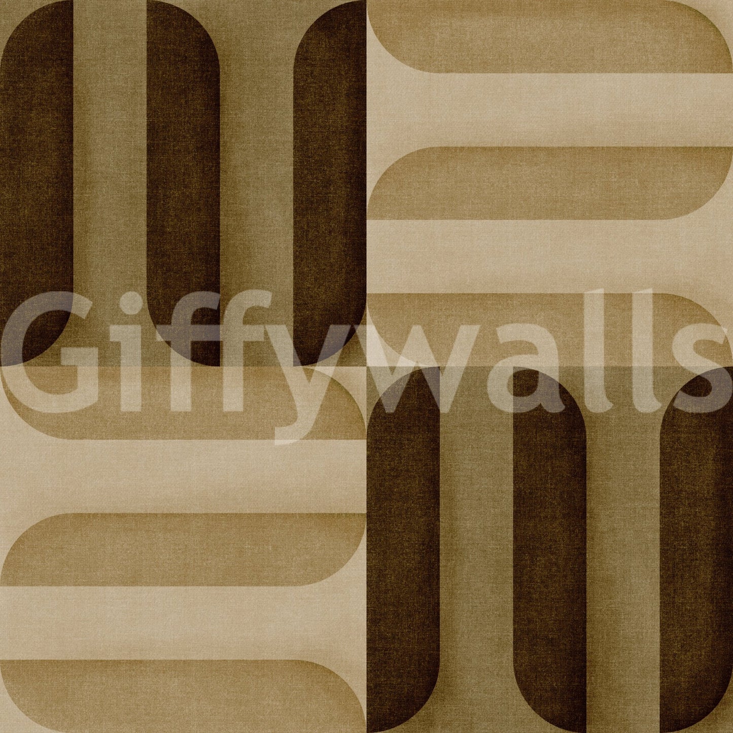 Modern Textured Signs Earthy Wallpaper