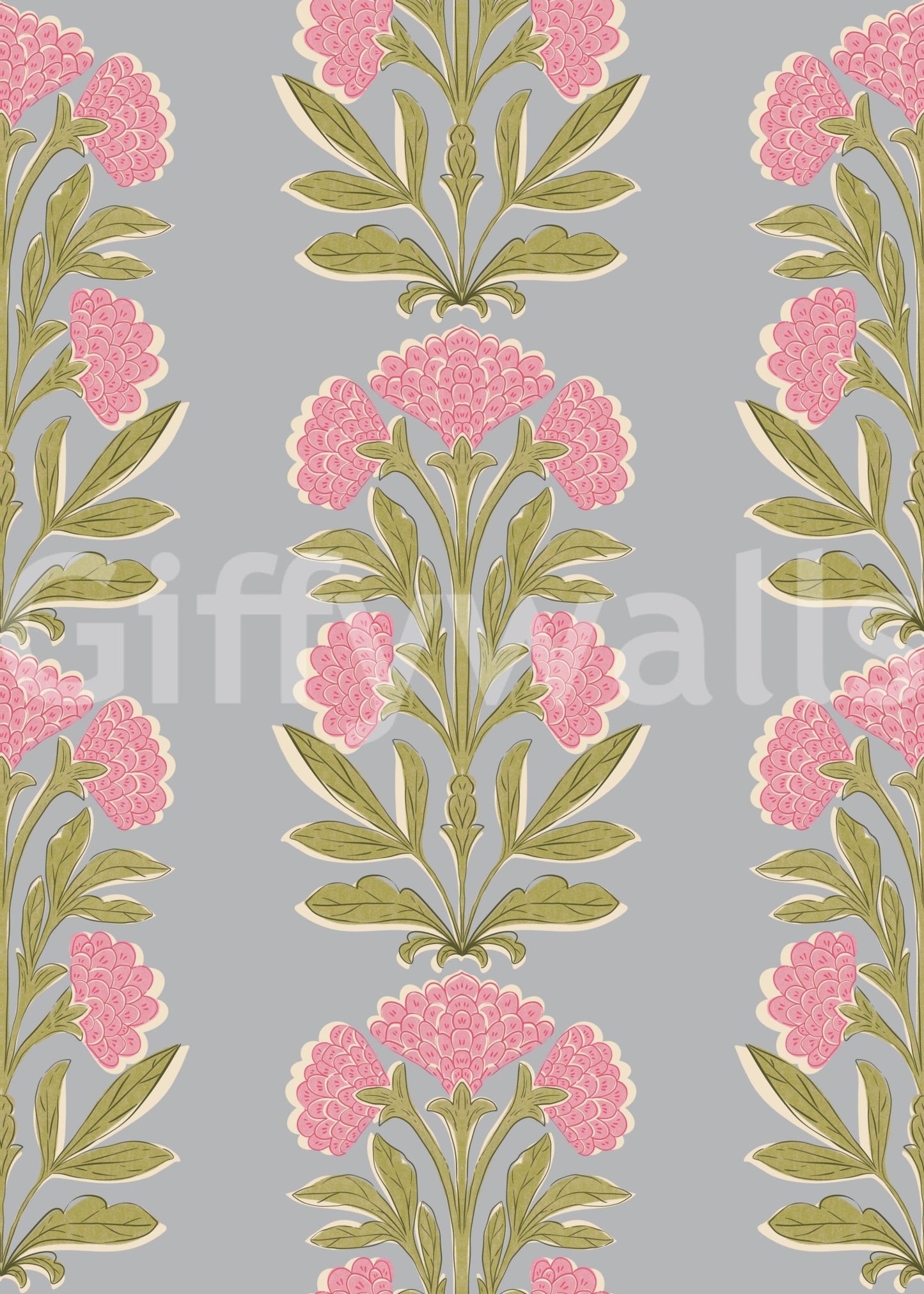 The design is non-realistic and interpretive.