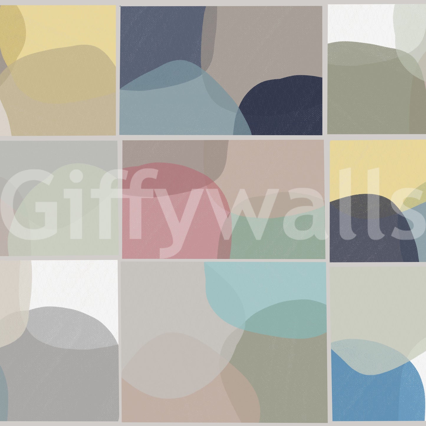 Abstract stone mural wallpaper