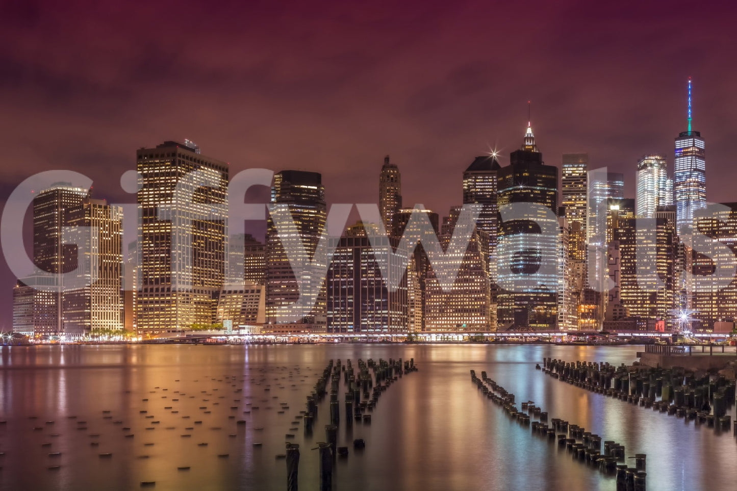 NEW YORK CITY Nightly Impressions mural adding urban flair
