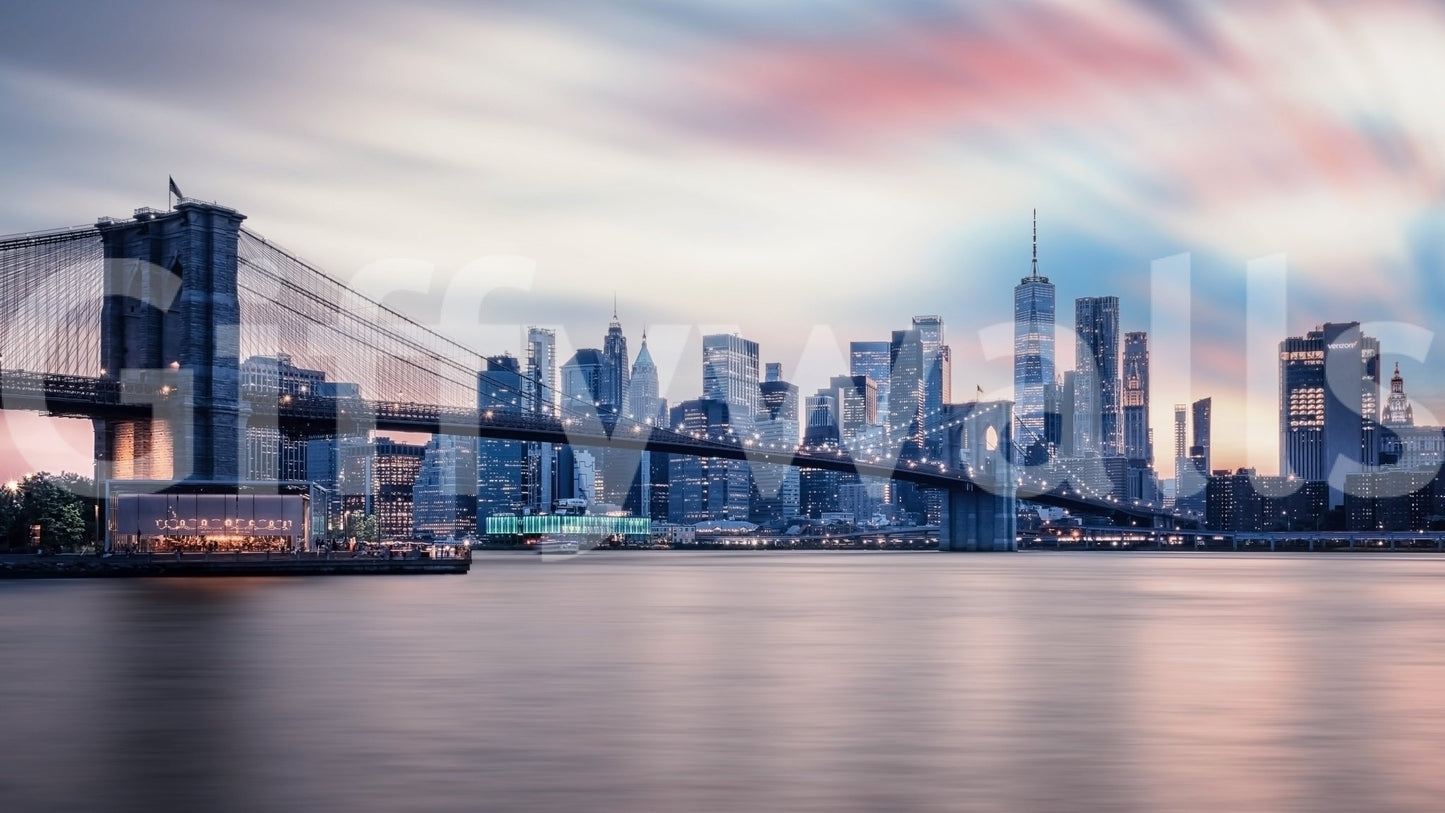 NYC Twilight Dreams Wall Mural