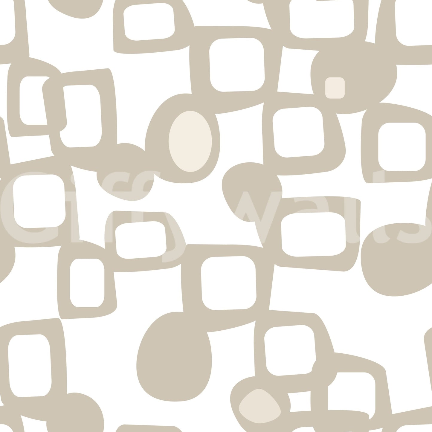 Versatile pattern suitable for different room sizes