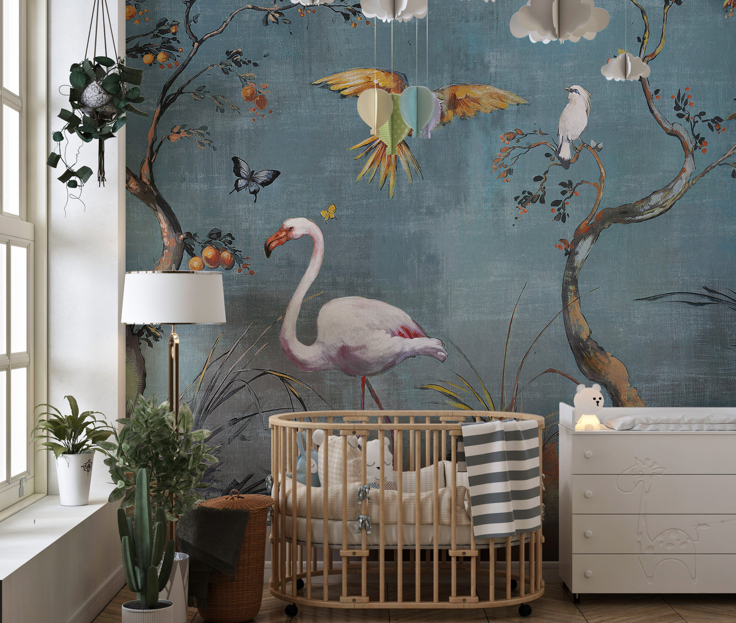 Vibrant Paradise Forest Wallpaper