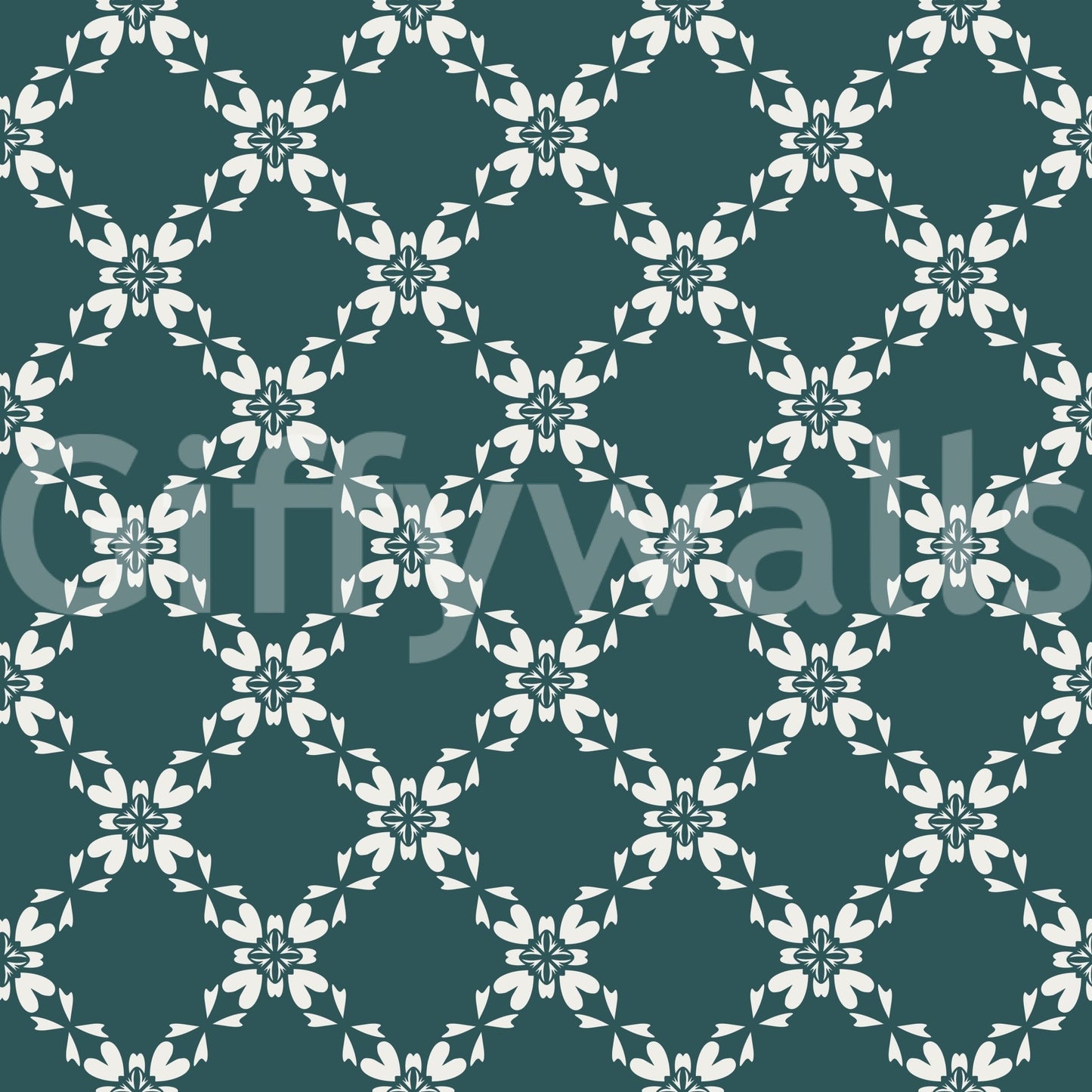 Petal Lattice Wallpaper
