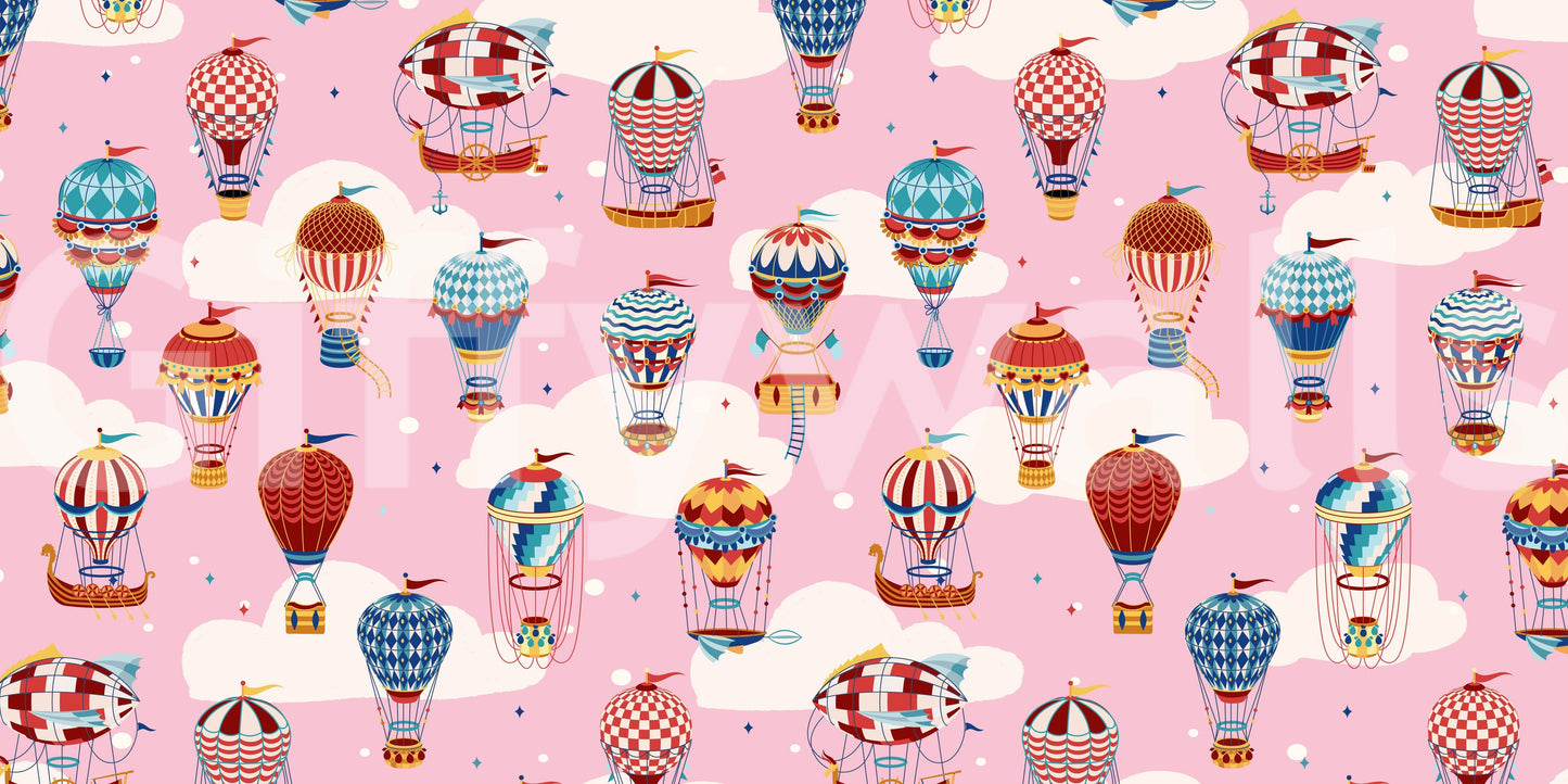 Cloudbound Balloons Wall Mural -2735493