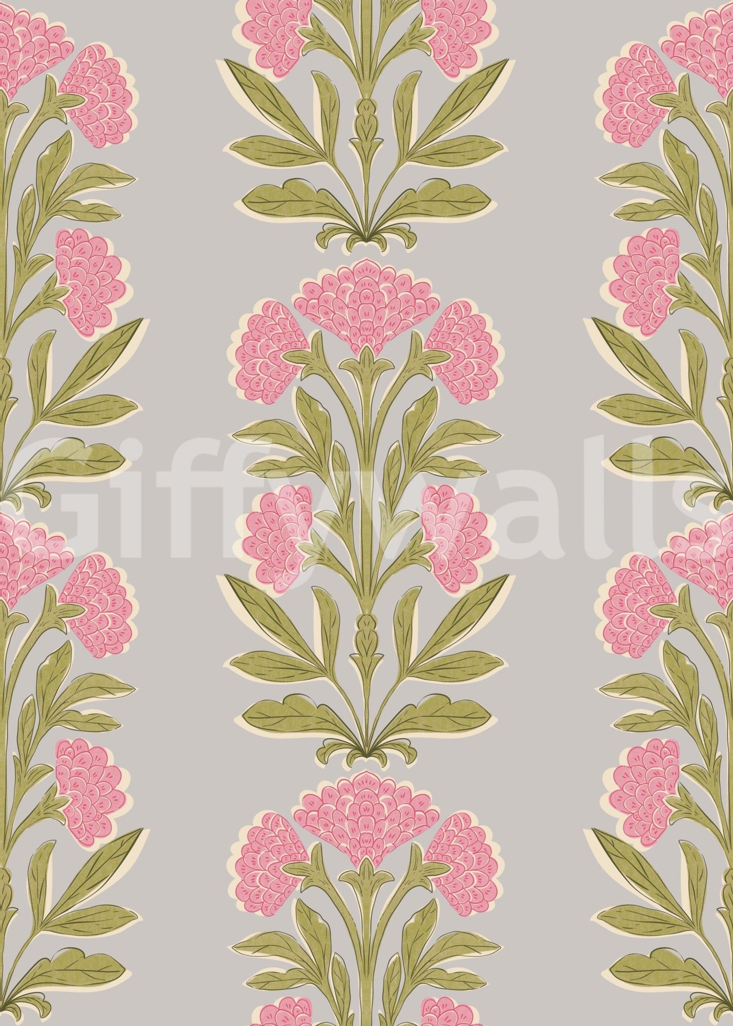 The design is non-realistic and interpretive.