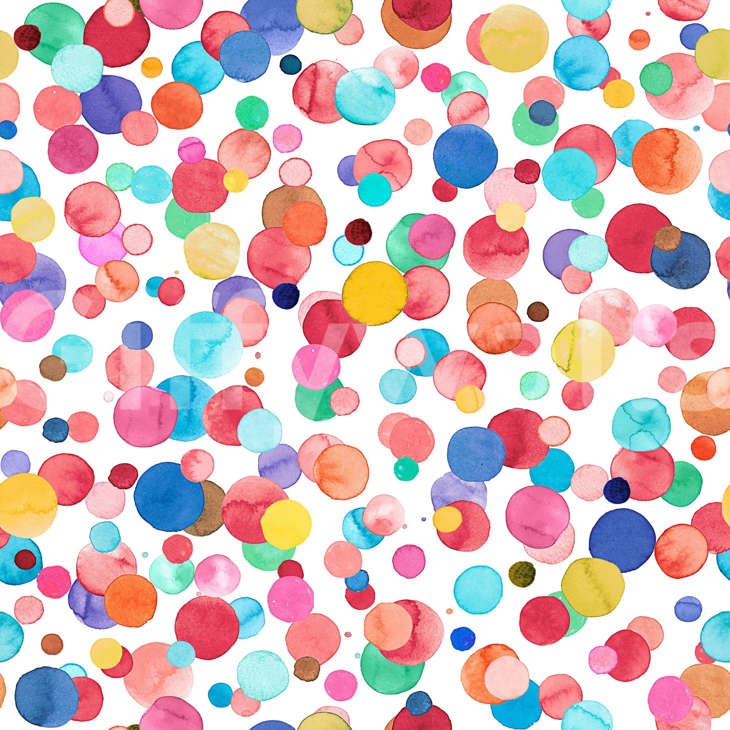 Artistic dot wallpaper for lively, uplifting interiors.