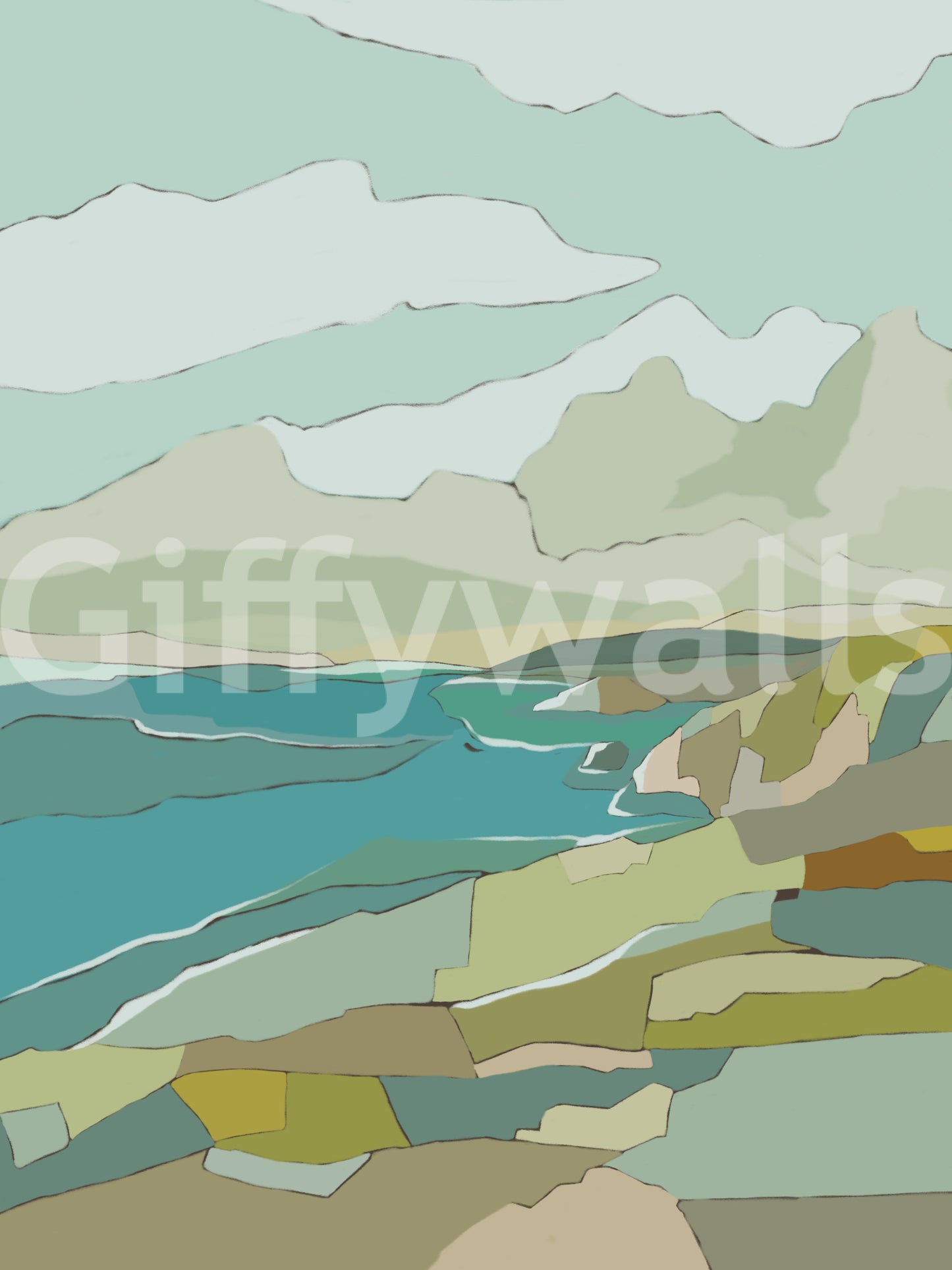 Calm seaside wallpaper
