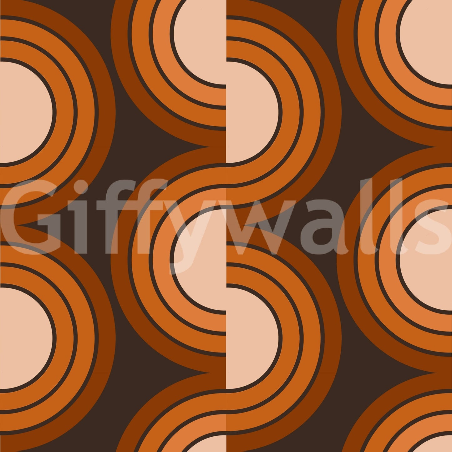 A high-quality retro pattern wall mural for walls.