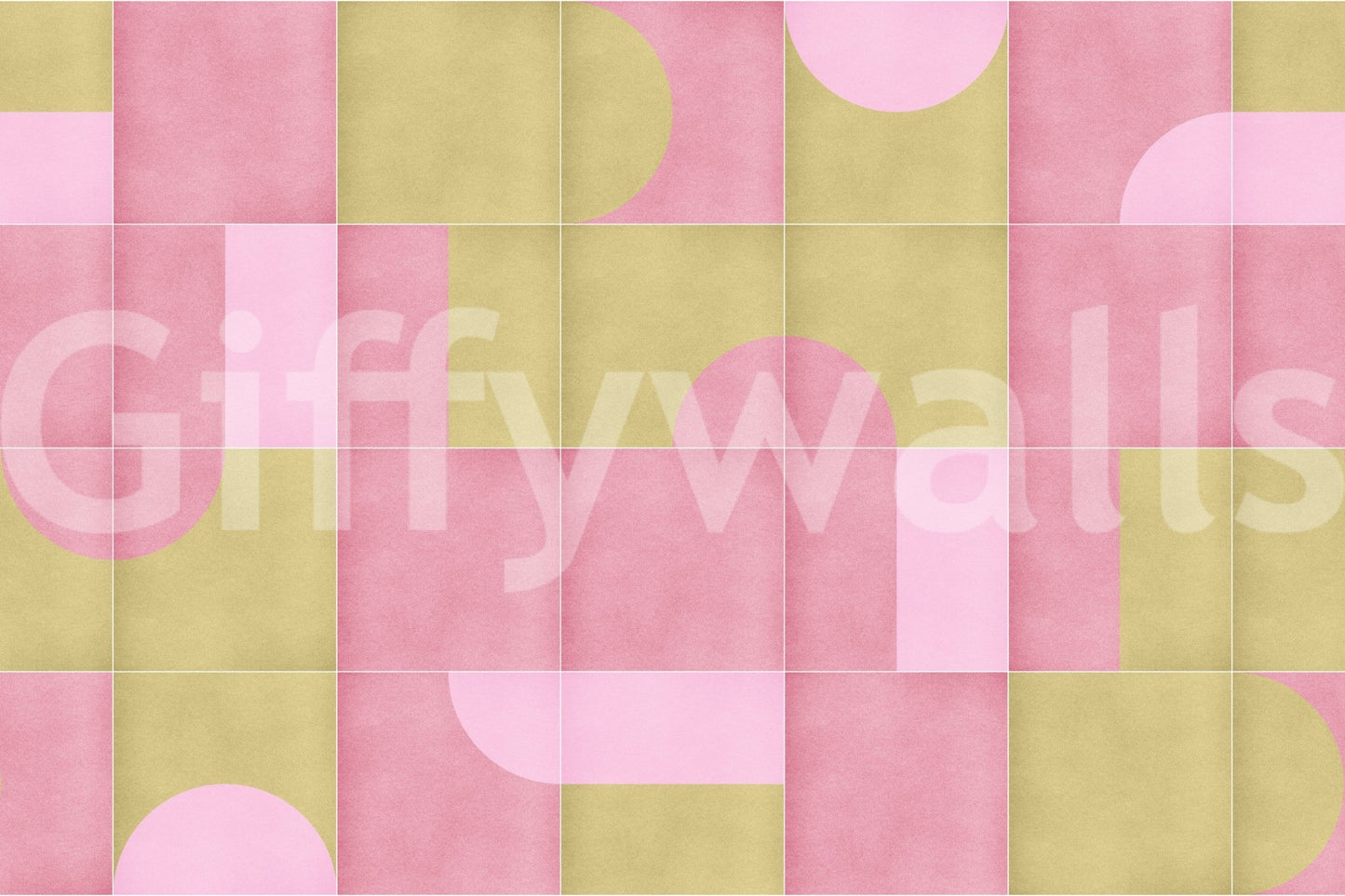 Statement wall with retro tile style