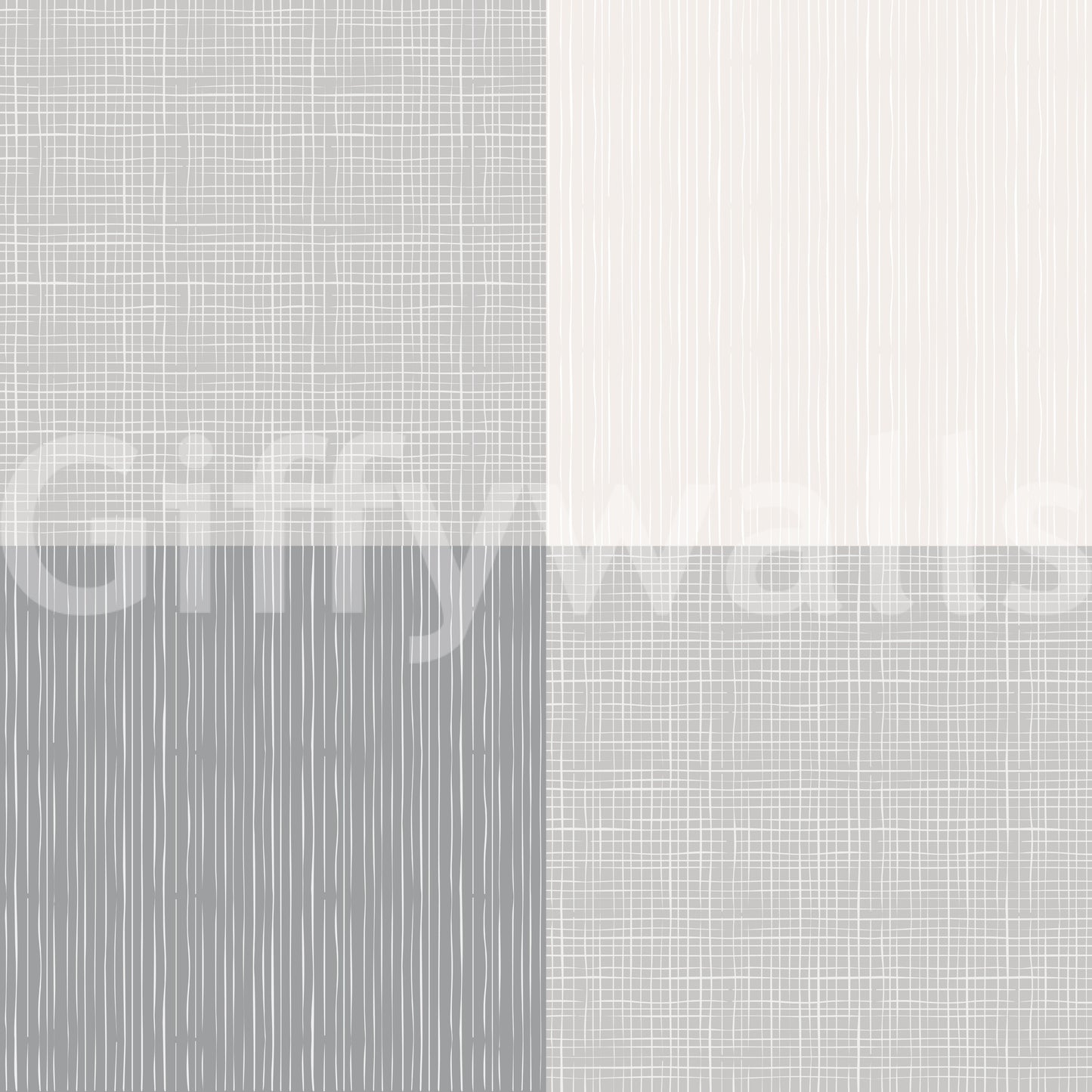 Rustic Buffalo Plaid Gray Wallpaper