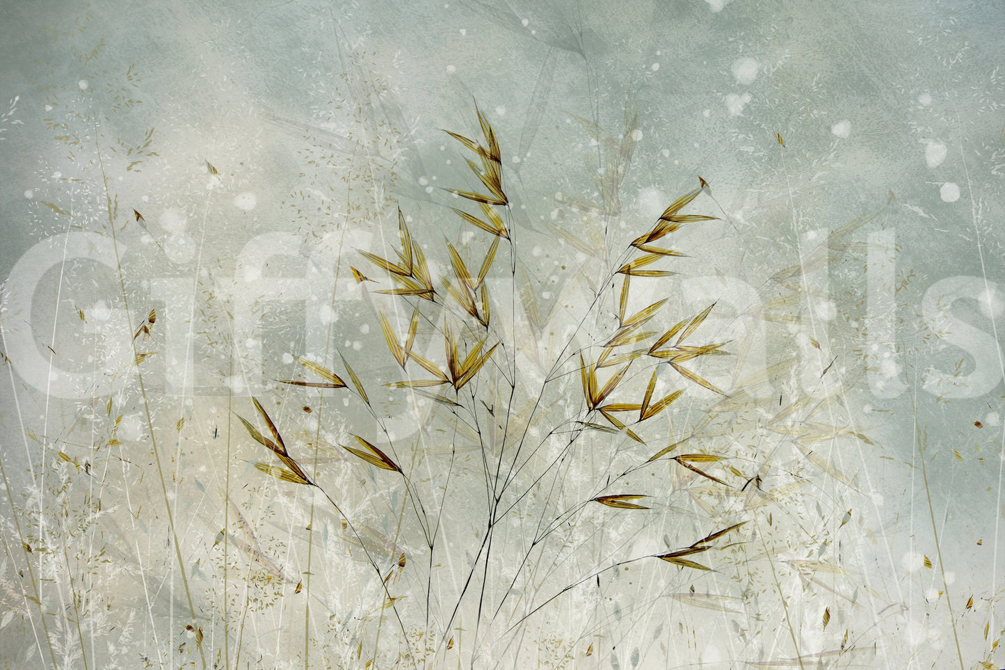 Whispering Grass Wall Mural - Same Uploaded on GD5602