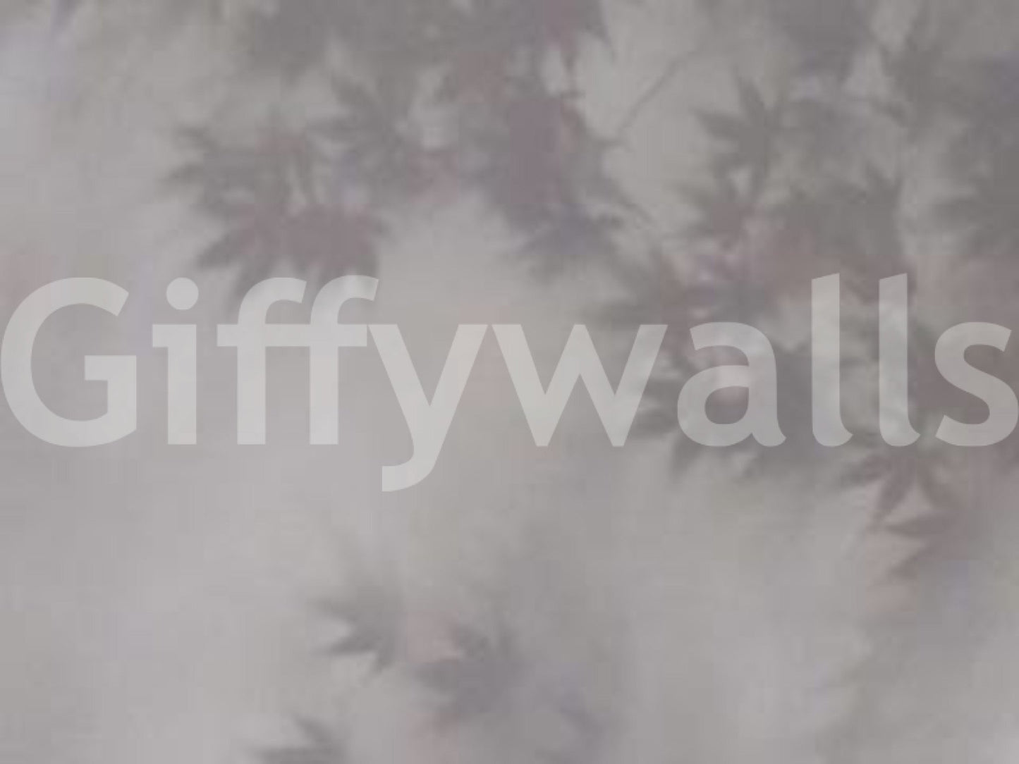 Soft Foliage Haze Wall Mural