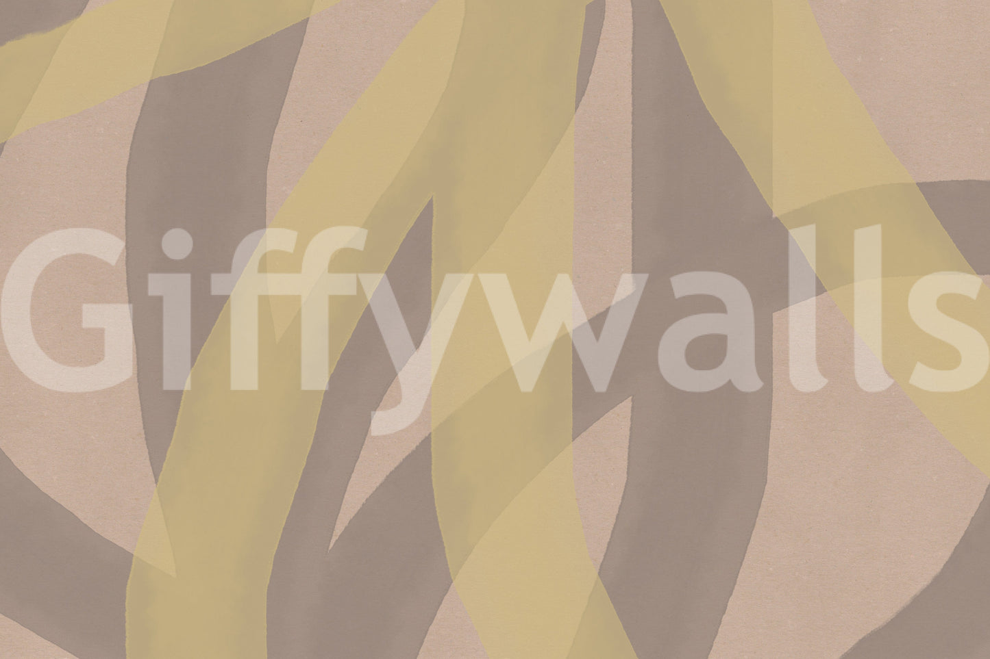 A calming abstract design wallpaper mural that defines a space.