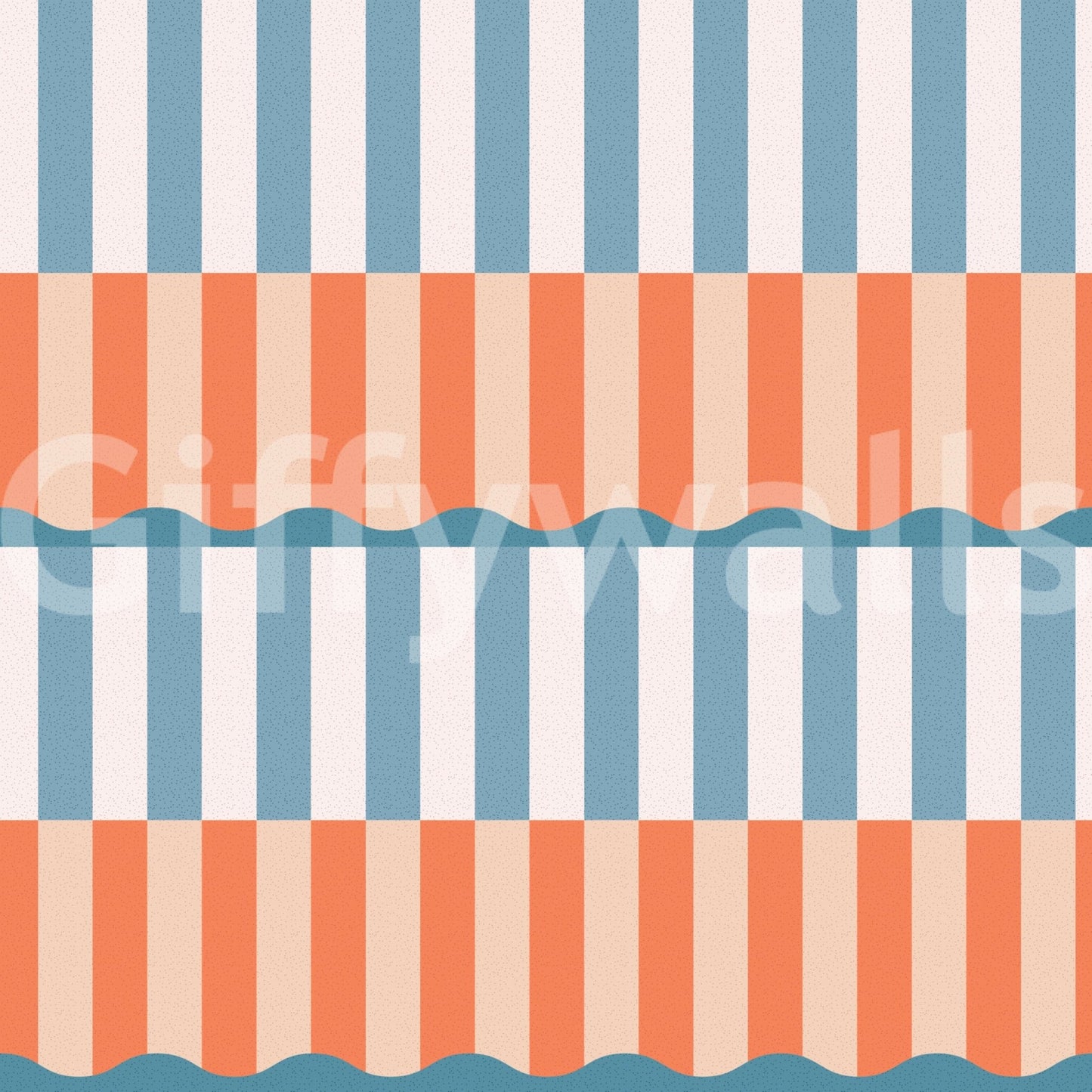 Sunset Waves Wallpaper