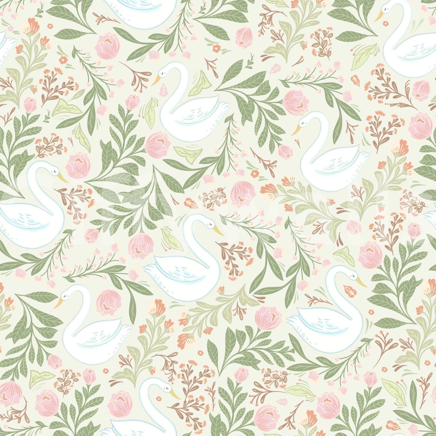 The design is non-realistic and interpretive.