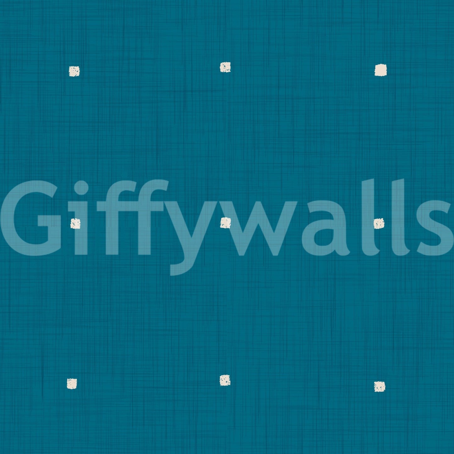 Simple Grid pattern Teal texture wall covering look.
