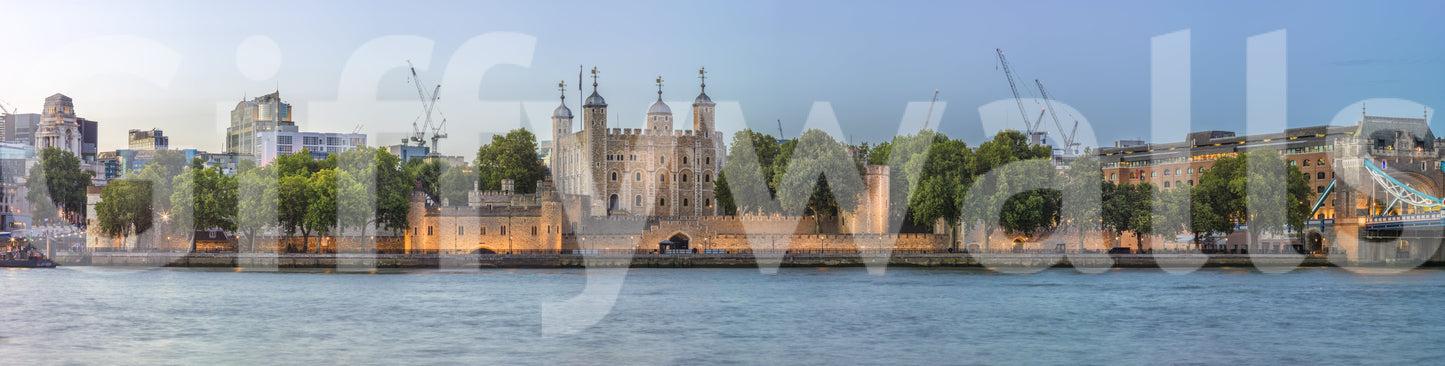 A high-quality historic building wall mural for walls.