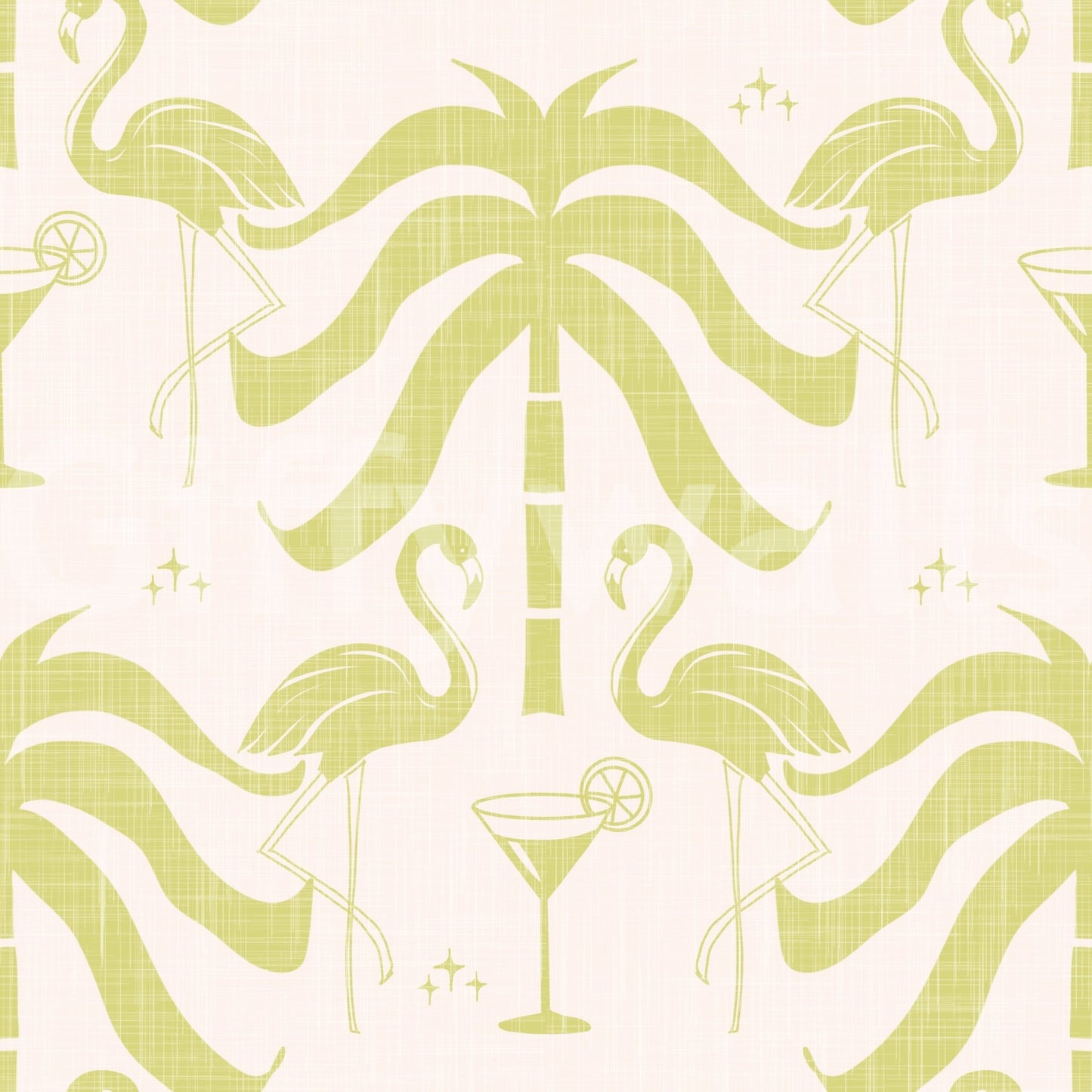 The design is non-realistic and interpretive.