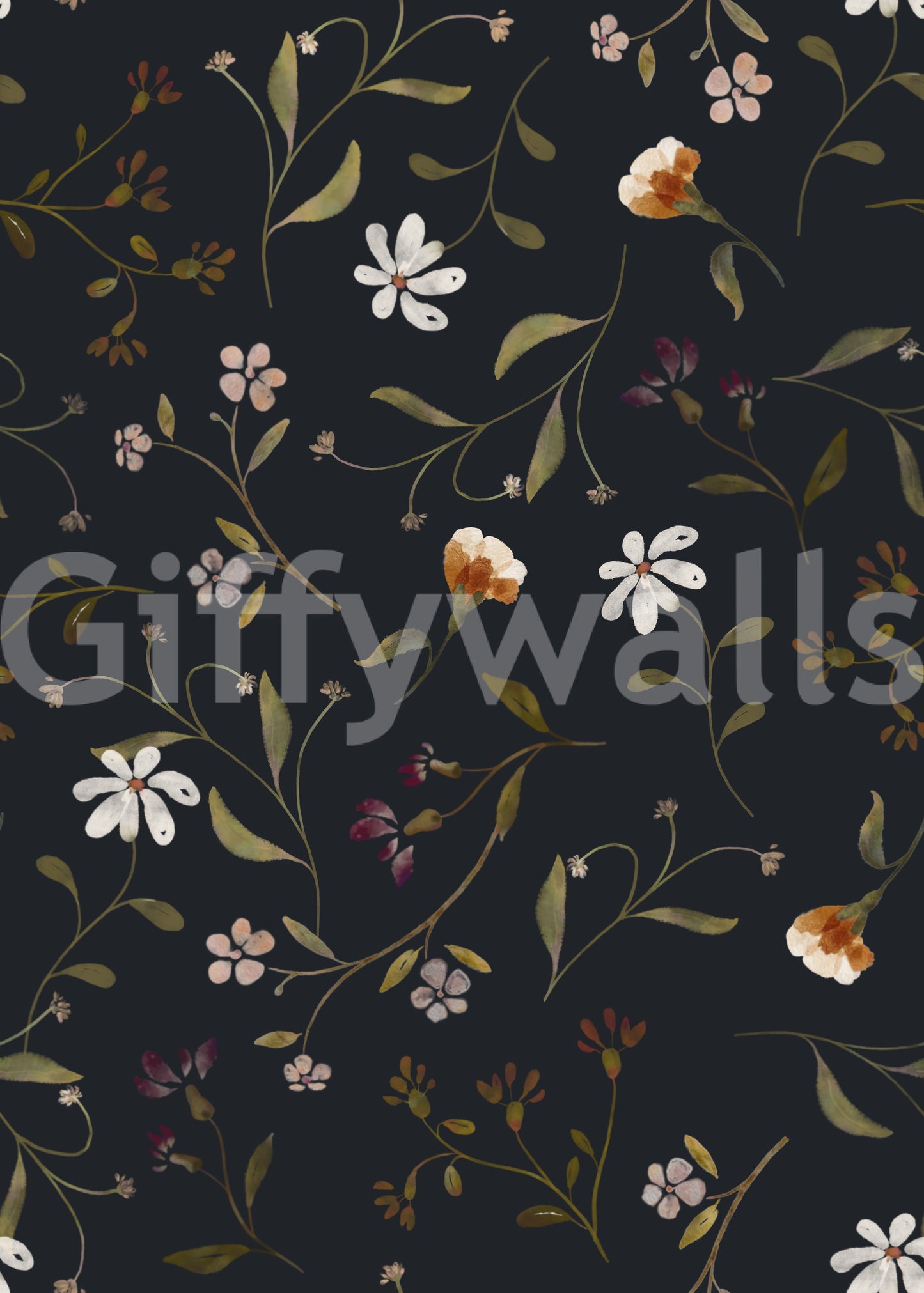 Subtle floral design for evening-inspired décor