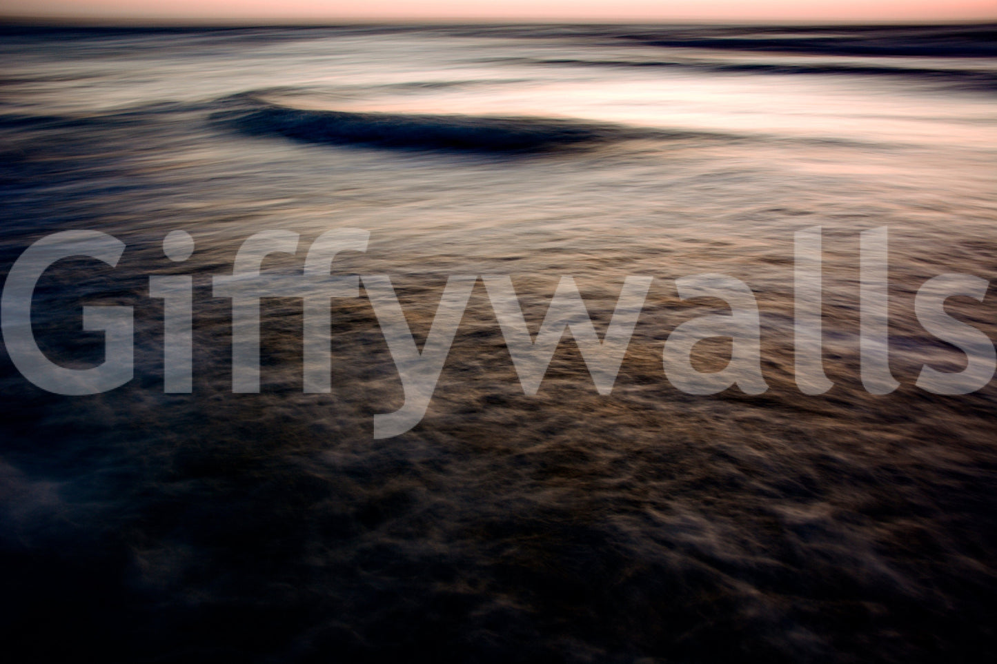 A high-quality serene dark wall mural for walls.