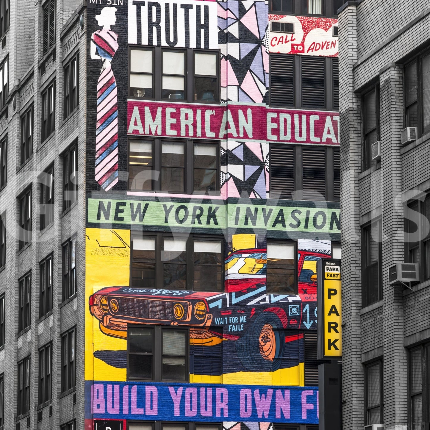 Urban Art Invasion Wall Mural