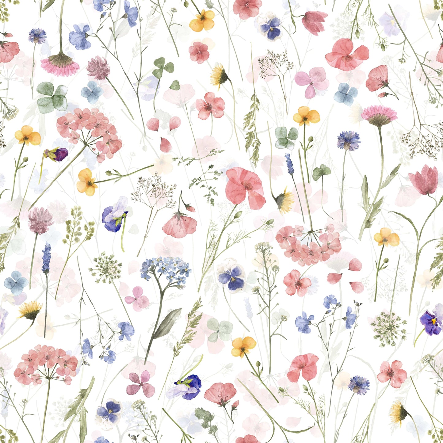 Wildflower Waltz Wallpaper